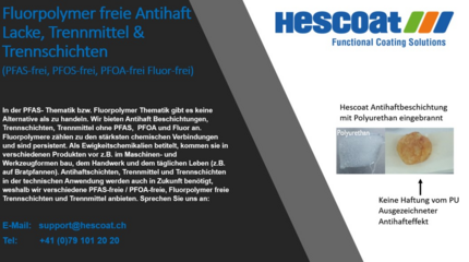 Release coating epoxy PU Trennschicht für Harzsysteme